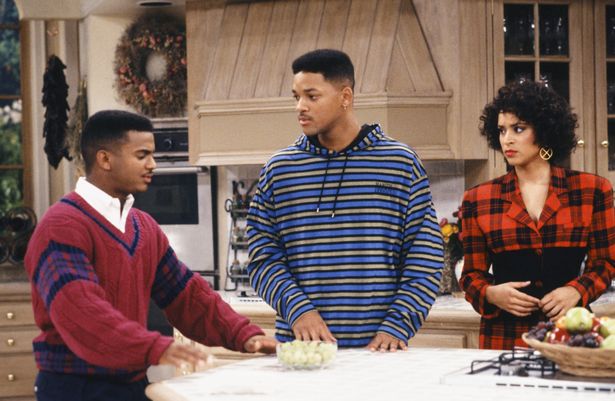 Alfonso Ribeiro as Carlton Banks, Will Smith as William 'Will' Smith, Karyn Parsons as Hilary Banks