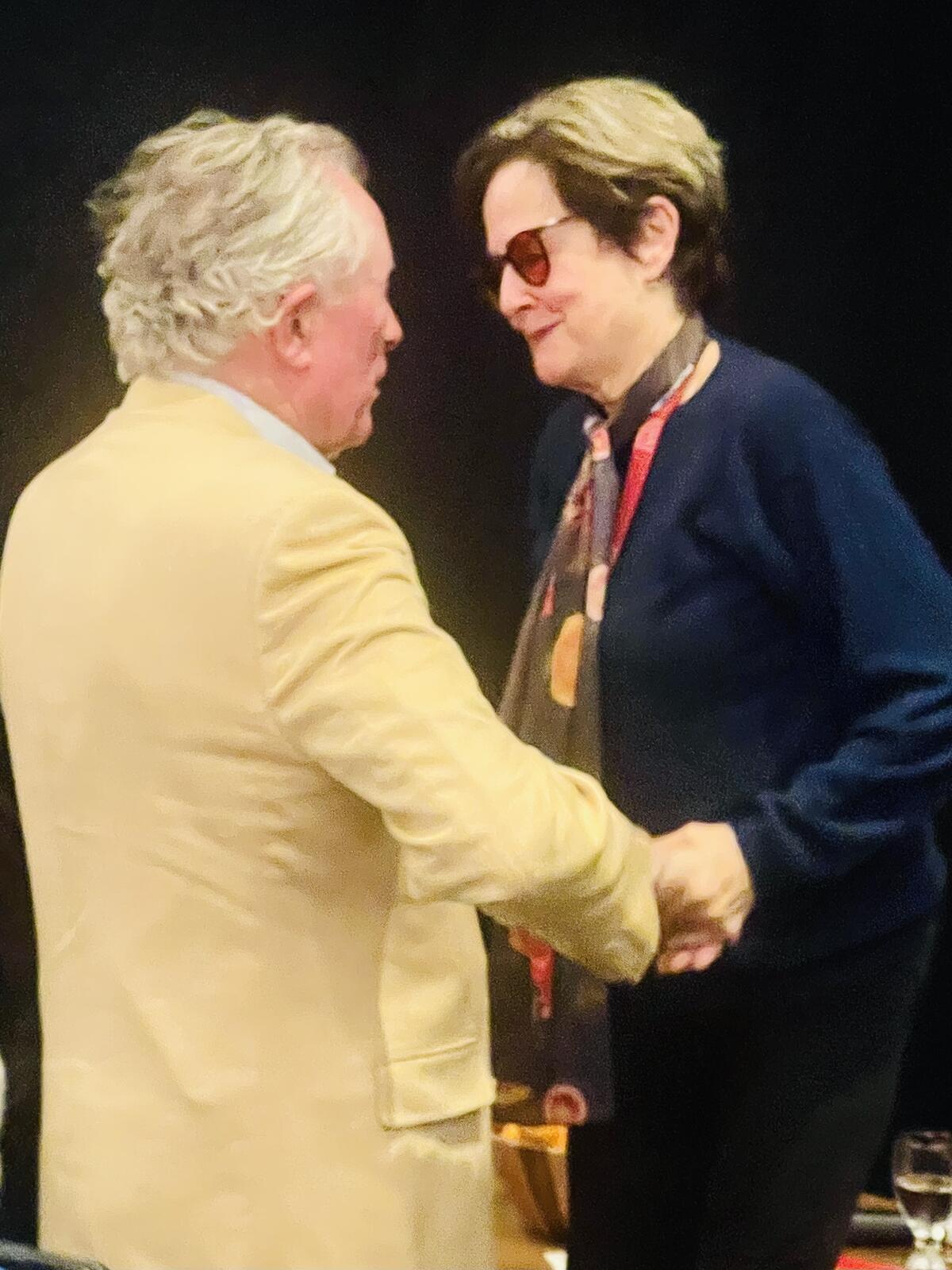 Alice Waters, right, and Jeremiah Tower