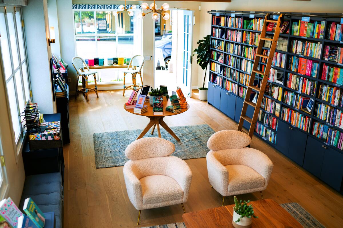 Inside Zibby's Bookshop in Santa Monica.