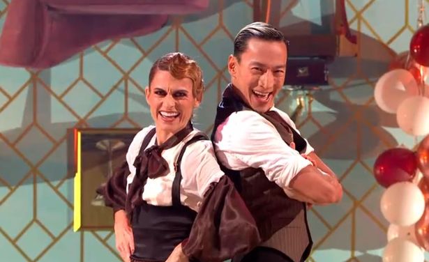 Karen was awarded a 10 by judge Motsi Mabuse