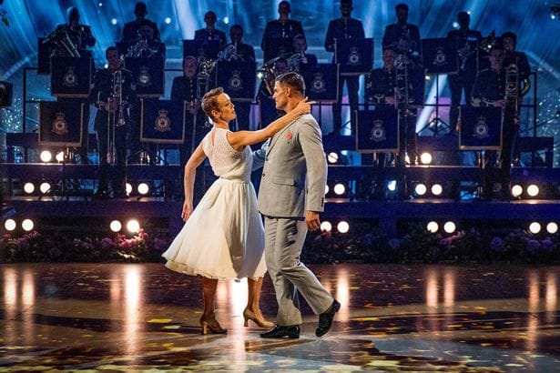 The professional dancers took to the dancefloor