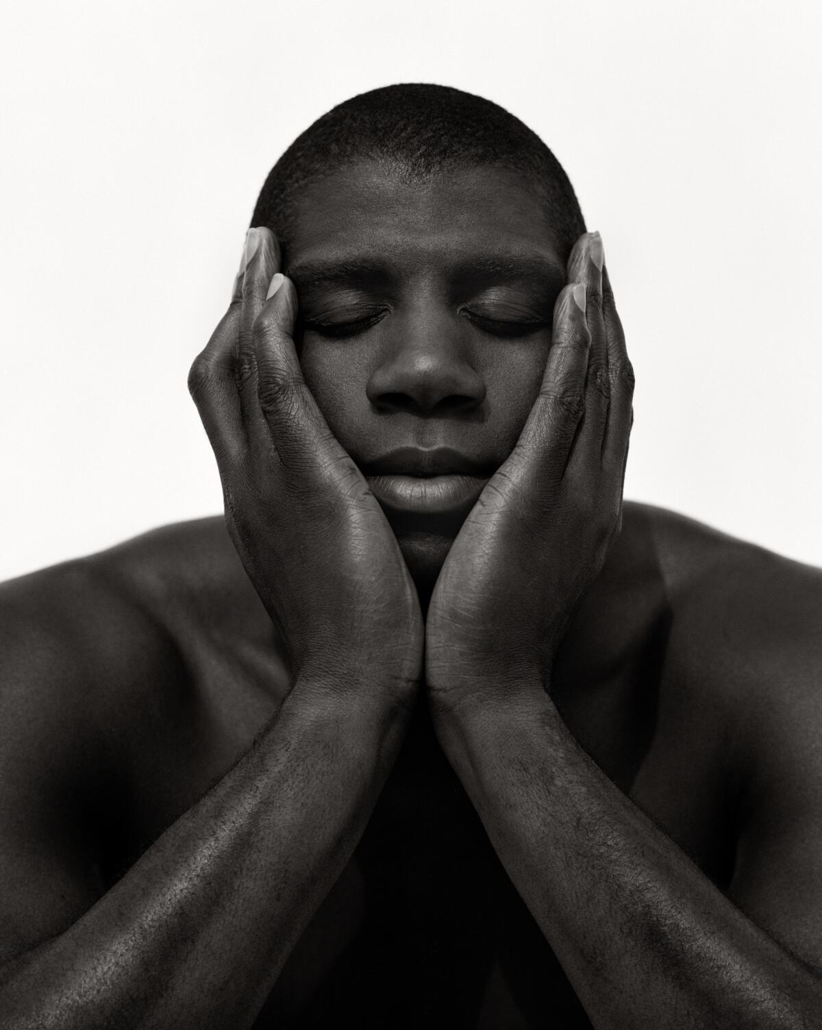 Earvin “Magic” Johnson, Hollywood, 1992, Silver Gelatin Photograph, Ed. of 25, 20 x 16 inches, by Herb Ritts.