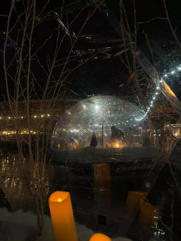 The igloos are cosy and comfortable