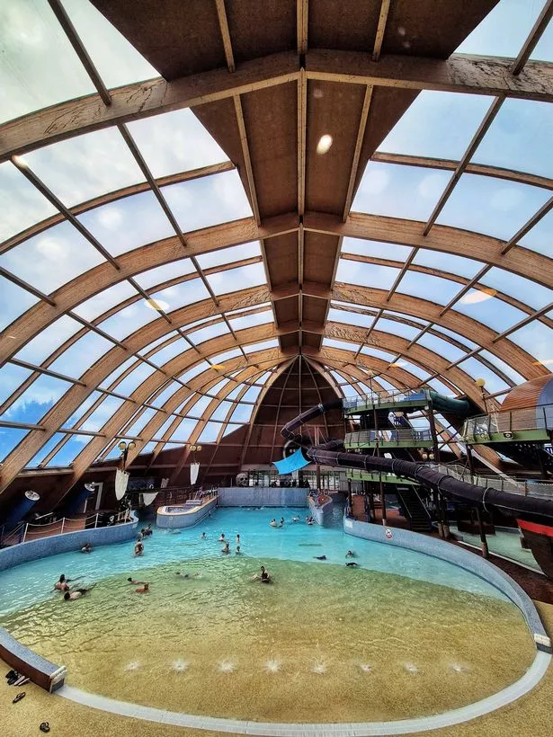 The pool was a lot quieter than we expected