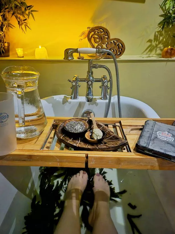 I recommend the seaweed bath