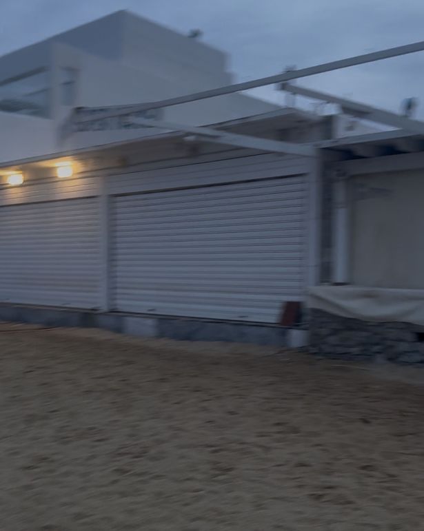 Shops were closed in Mykonos, Leah said