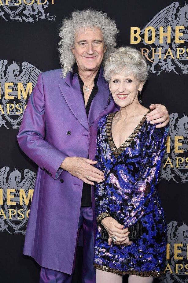 Sir Brian May and Anita Dobson