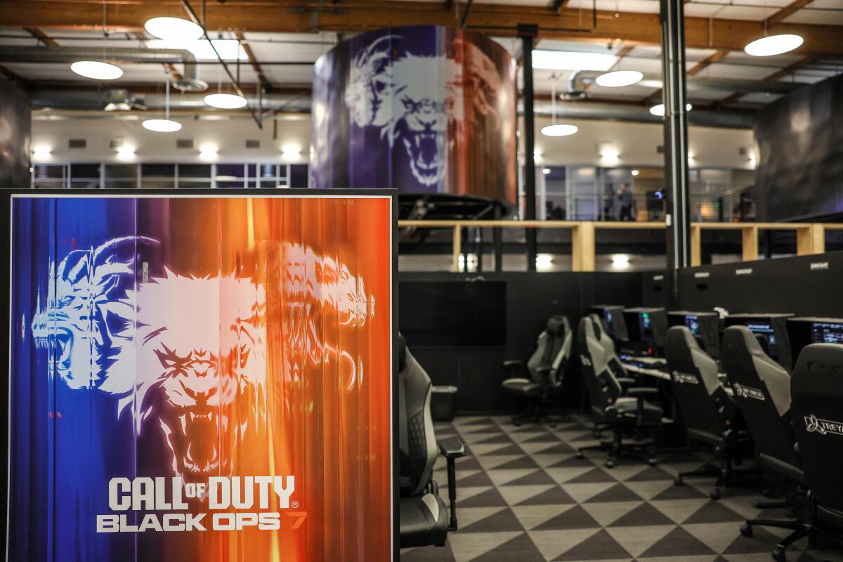  Activision's Treyarch game production studio, where Call of Duty video game is produced.