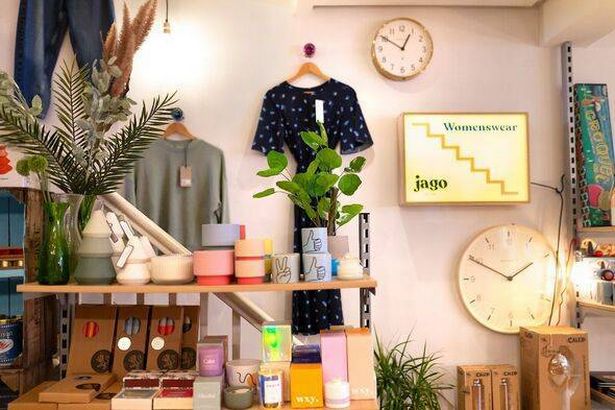 Inside the Jago clothing boutique