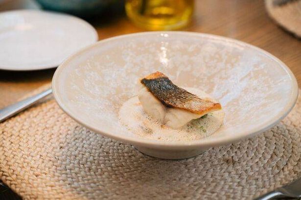 A fish dish at the Fernery restaurant at The Grove