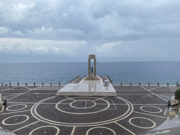 The view from Reggio Calabria's promenade