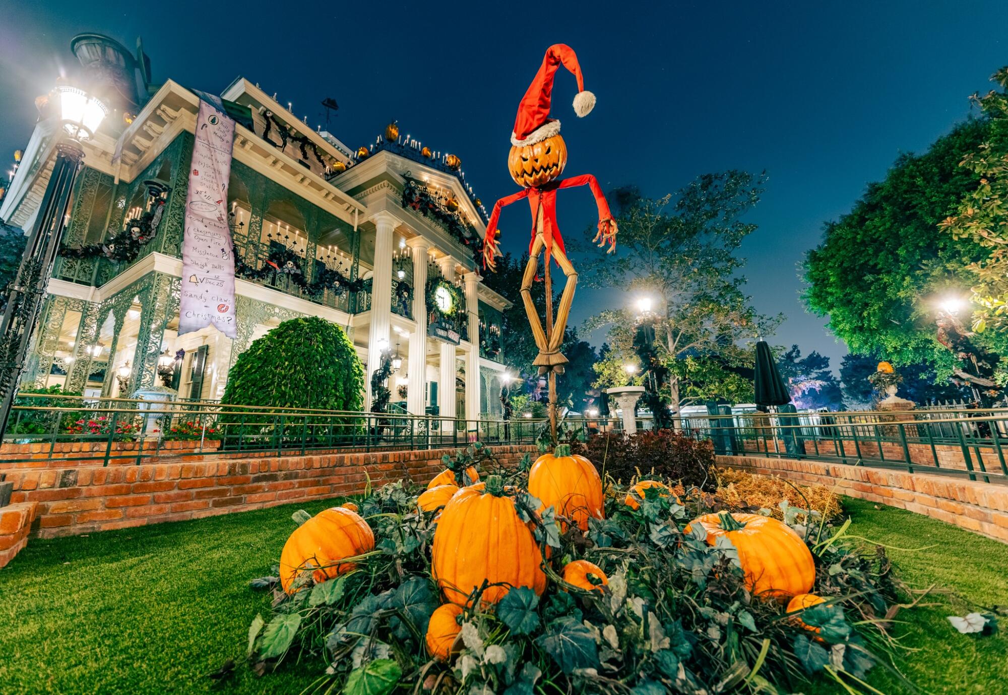 The Haunted Mansion is currently themed to "The Nightmare Before Christmas," a charming, Christmas-focused makeover.
