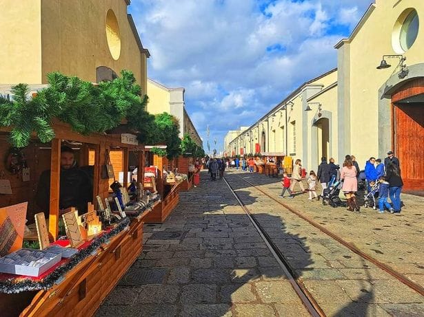 Naples Christmas market at the National Railway Museum of Pietrarsa 