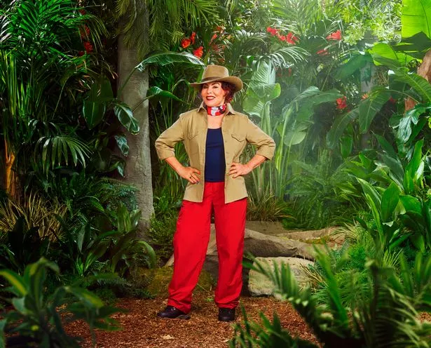 Ruby wax in jungle