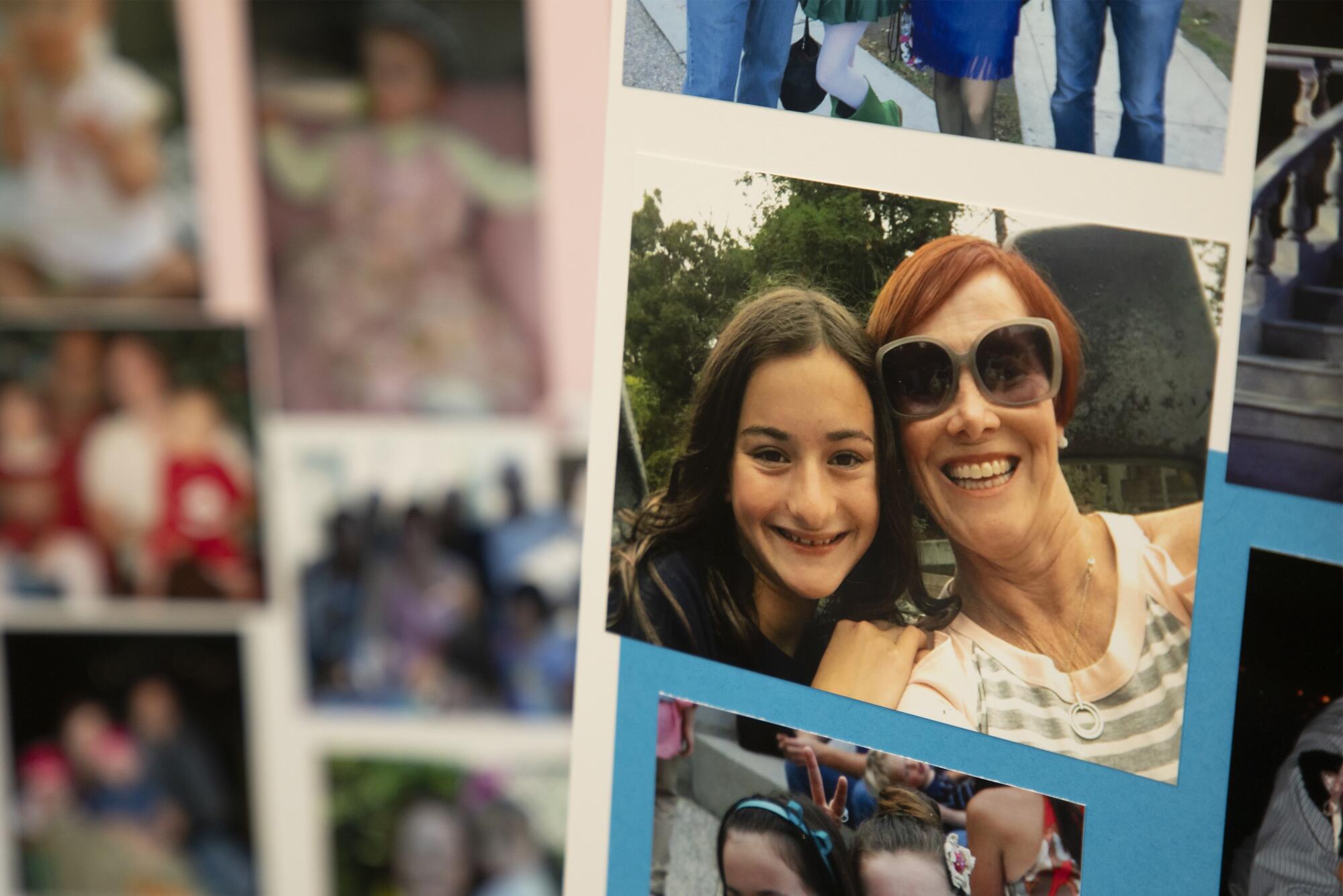 A family photo of Amelia Salehpour with her mother, Sue.