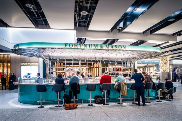 Which? suggested travellers head to Heathrow T5's Fortnum & Mason eatery for a treat 