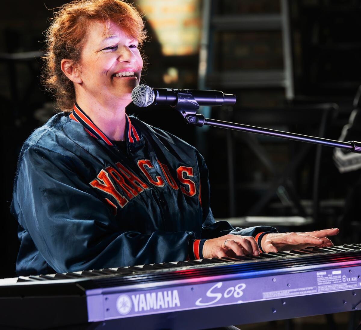 Amy Engelhardt in “Impact,” a solo one-act at the Fountain.