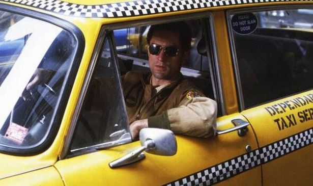 Robert De Niro stars in Taxi Driver