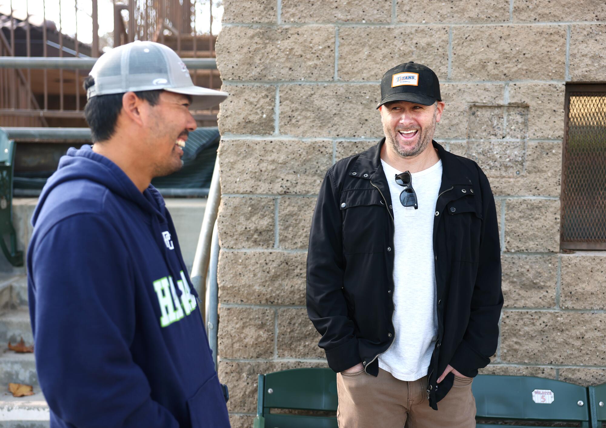 Kurt Suzuki and Jon Wilhite, the lone survivor of the crash in which Nick Adenhart and two others were killed.