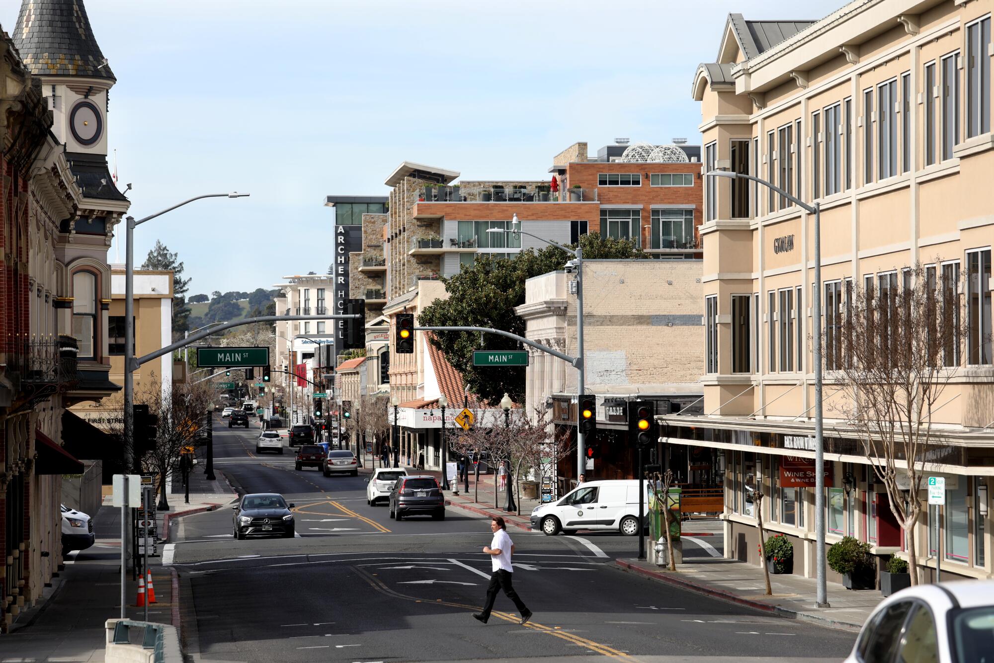 Downtown Napa's Opportunity Zone.