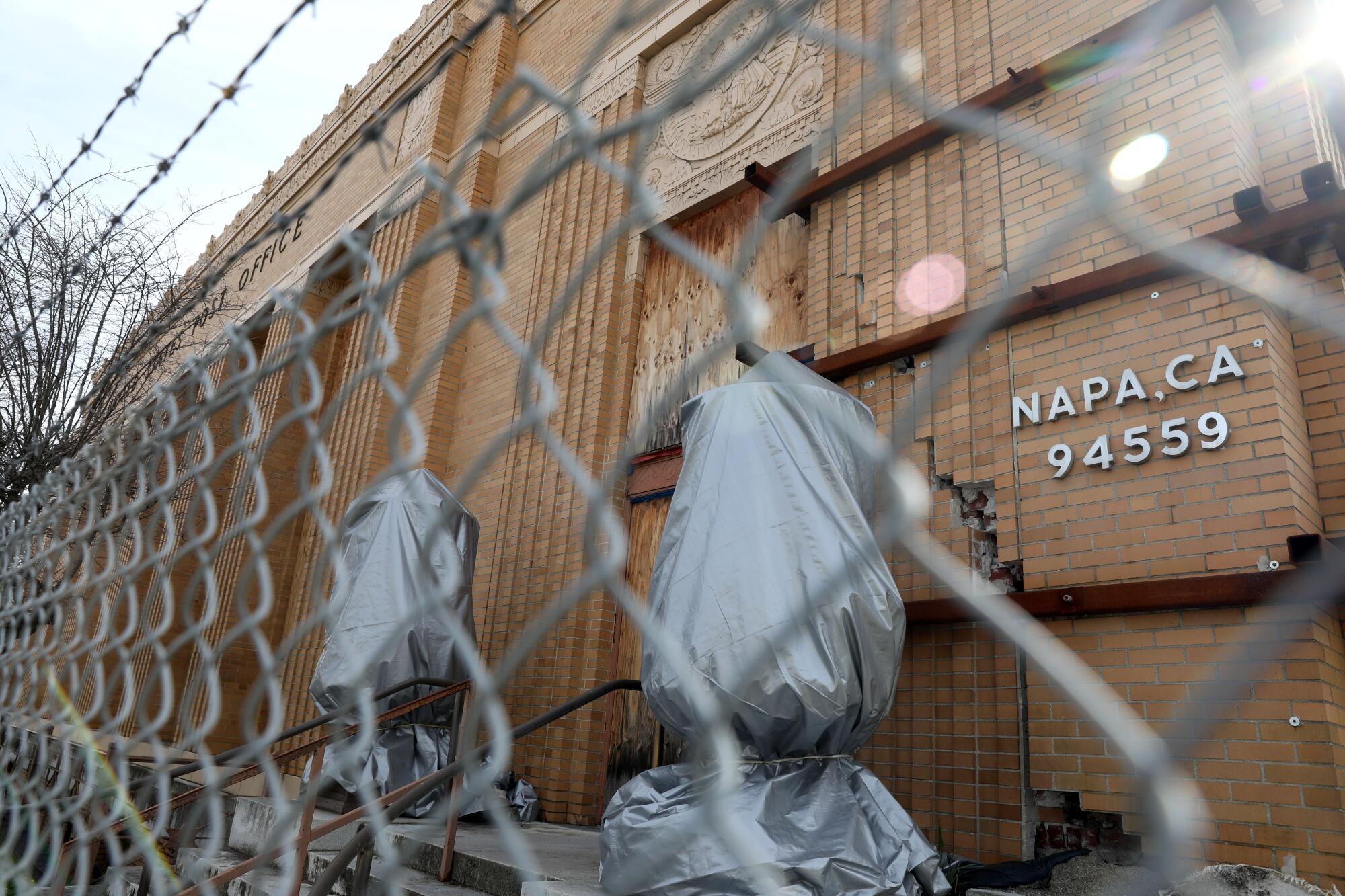 The historic Franklin Station postal building, a site proposed for a boutique hotel, is in downtown Napa's Opportunity Zone.