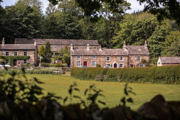 Blanchland, Northumberland, United Kingdom- June, 07, 2024: Authentic English, heritage travel, peaceful ecape concept