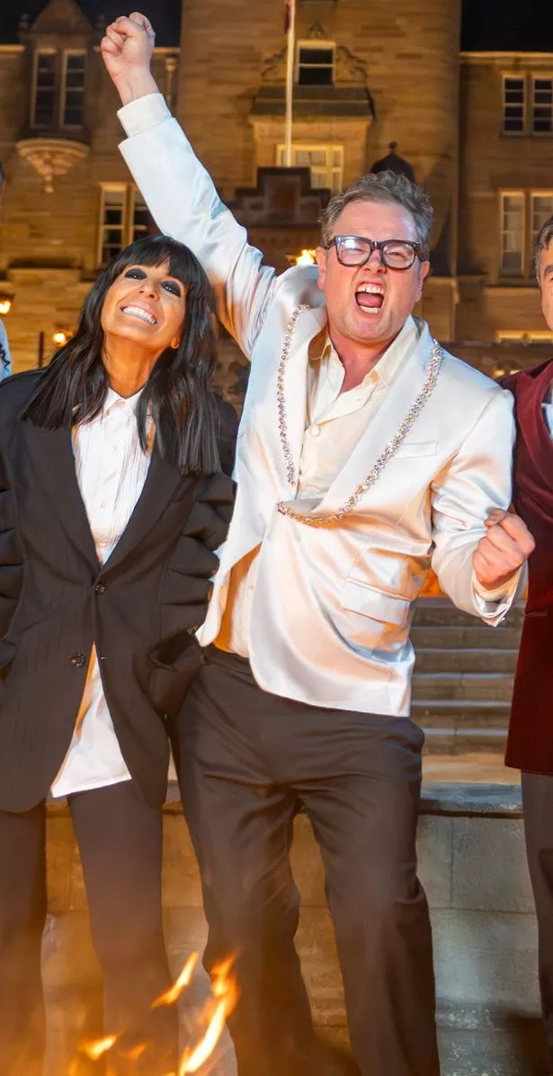 Claudia Winkleman and Alan Carr