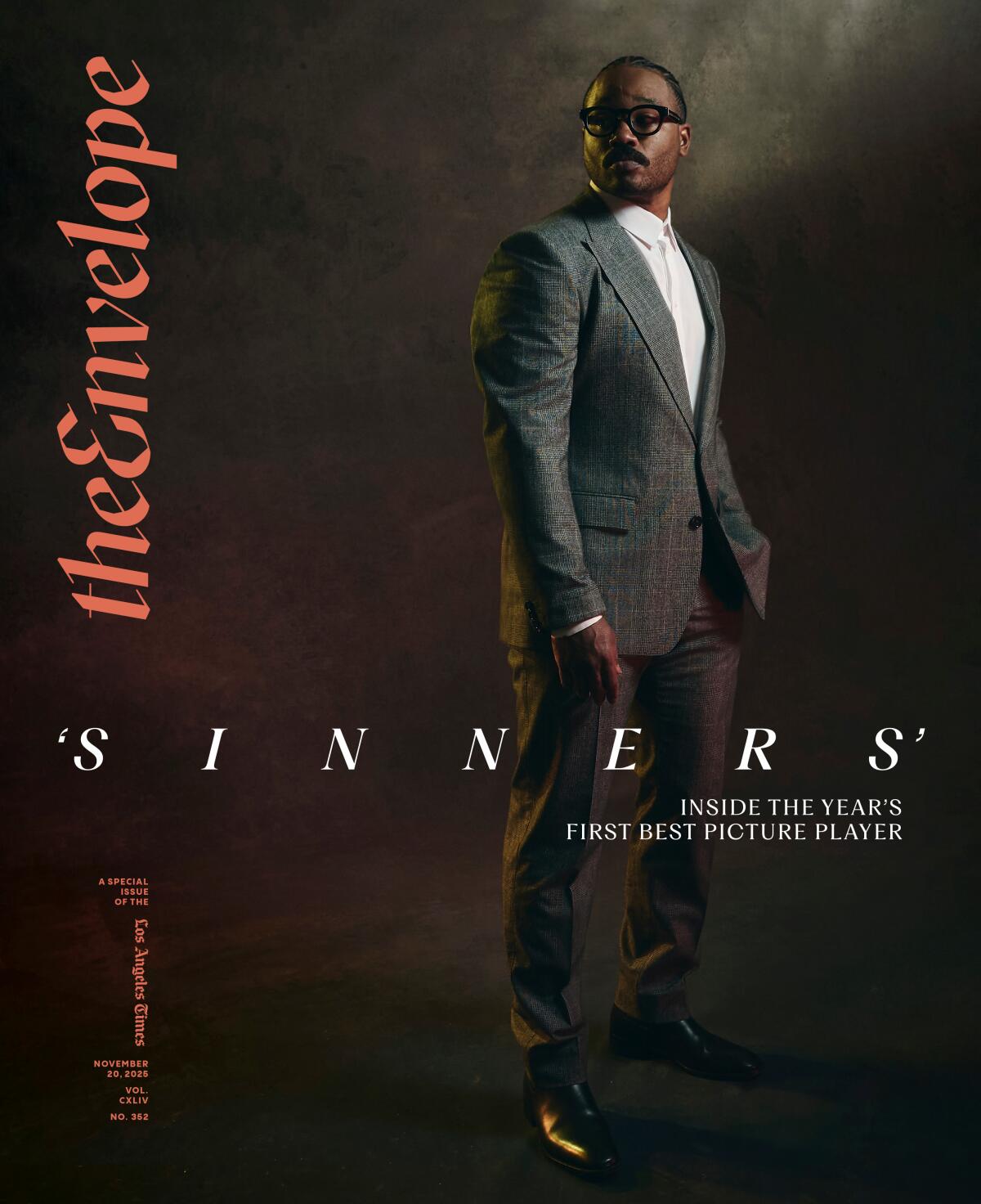 The Envelope November 11, 2025 magazine cover featuring Ryan Coogler