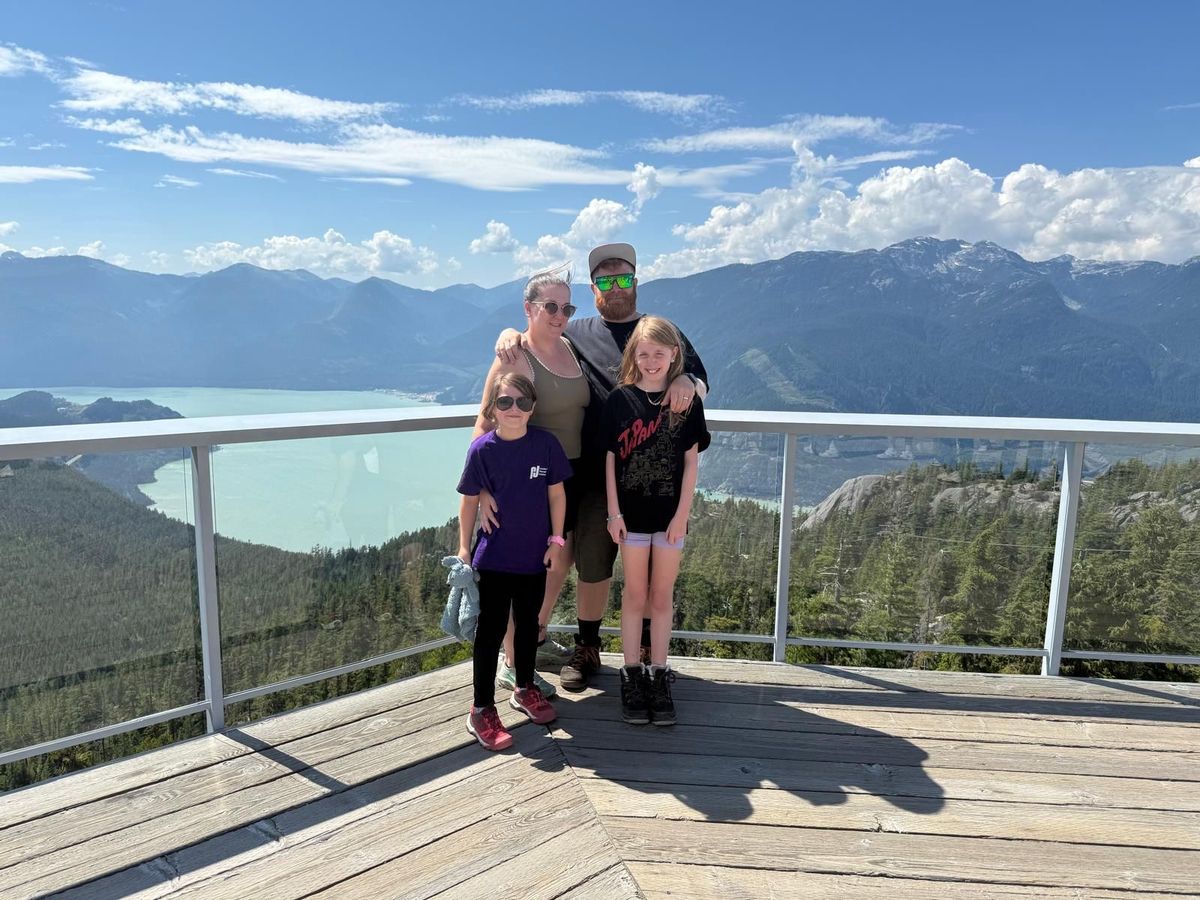 Jack Masterson and his wife, Natalie and their two children