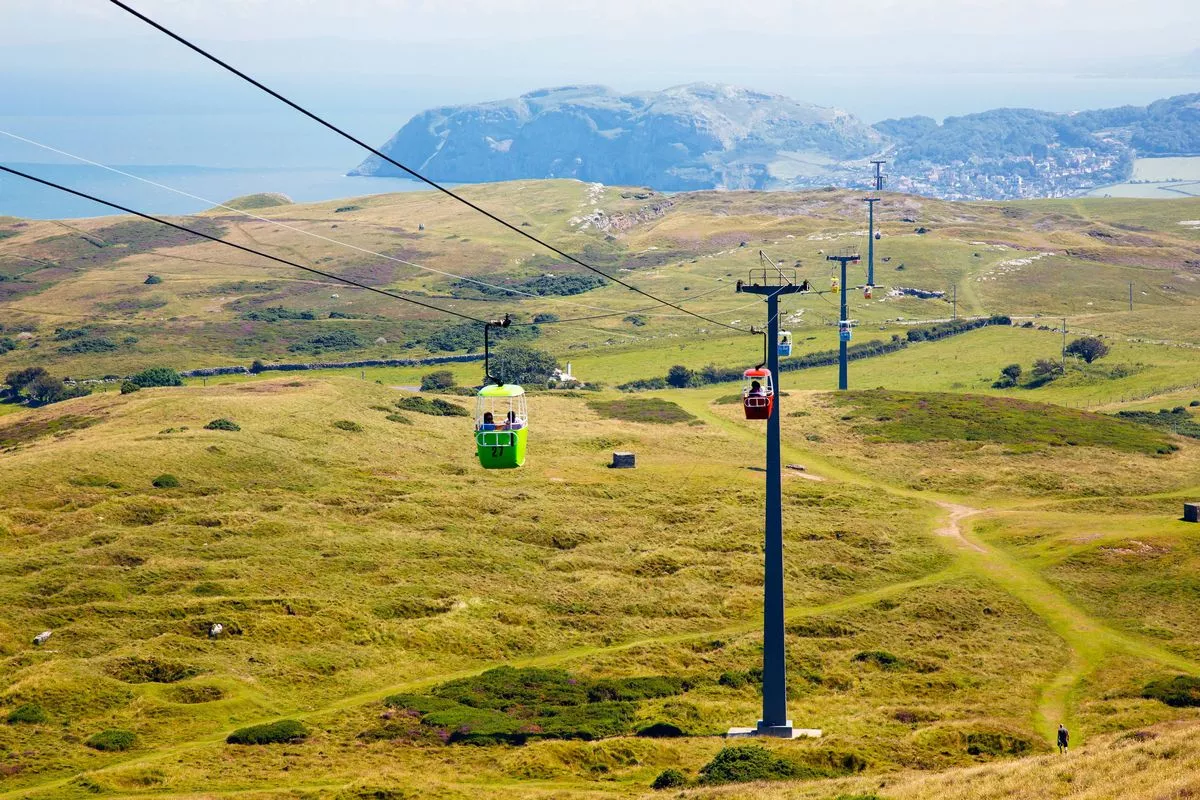Great Orme and Llandudno Cable Car, North Wales, Wales, UK