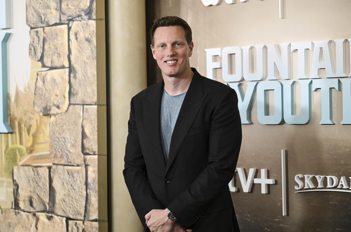 Paramount CEO David Ellison attends the premiere of "Fountain of Youth" in 2025. (Photo by Evan Agostini/Invision/AP)