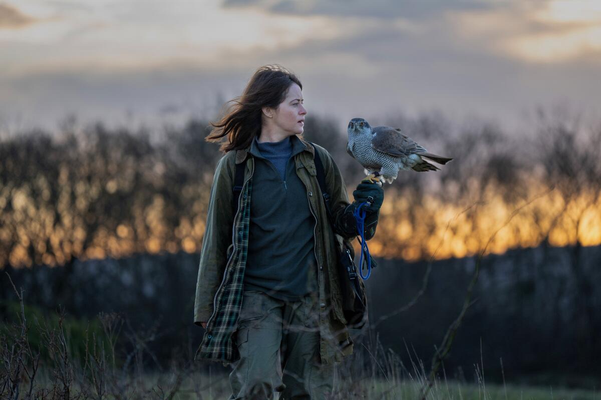 Claire Foy in H IS FOR HAWK Courtesy of Roadside Attractions