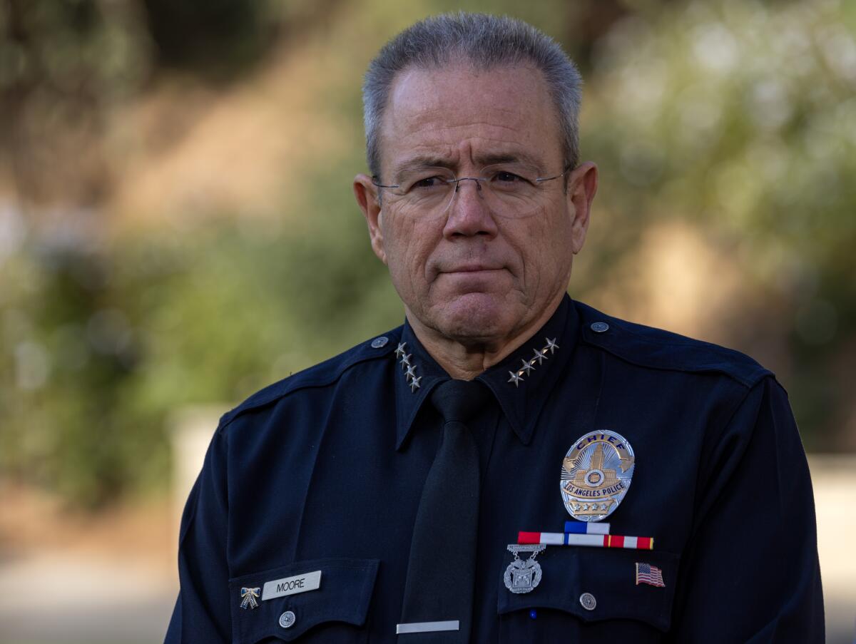 Former LAPD Chief Michel Moore