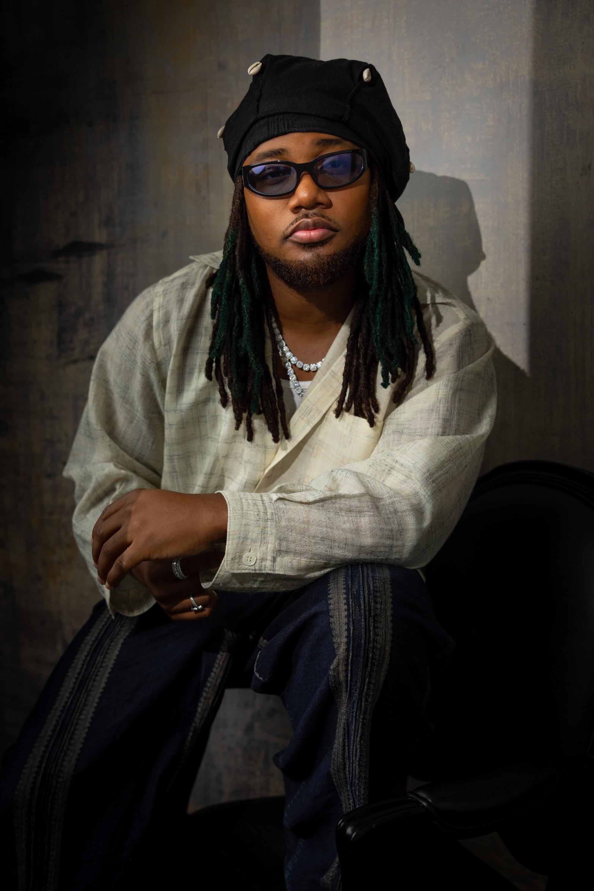 Leon Thomas poses for a portrait. 