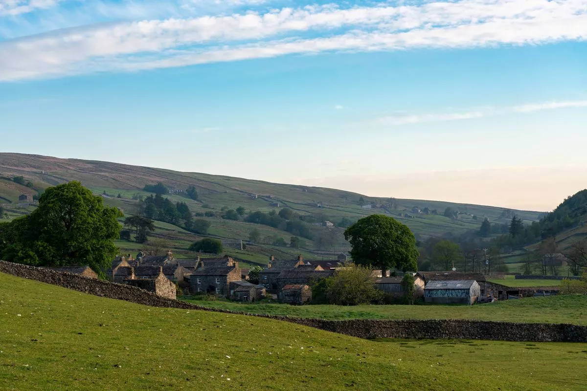 Little settlement in Yorkshire Dales