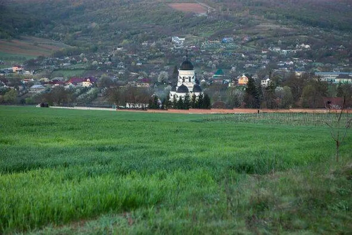 Beautiful rural landscape from the Republic of Moldova.