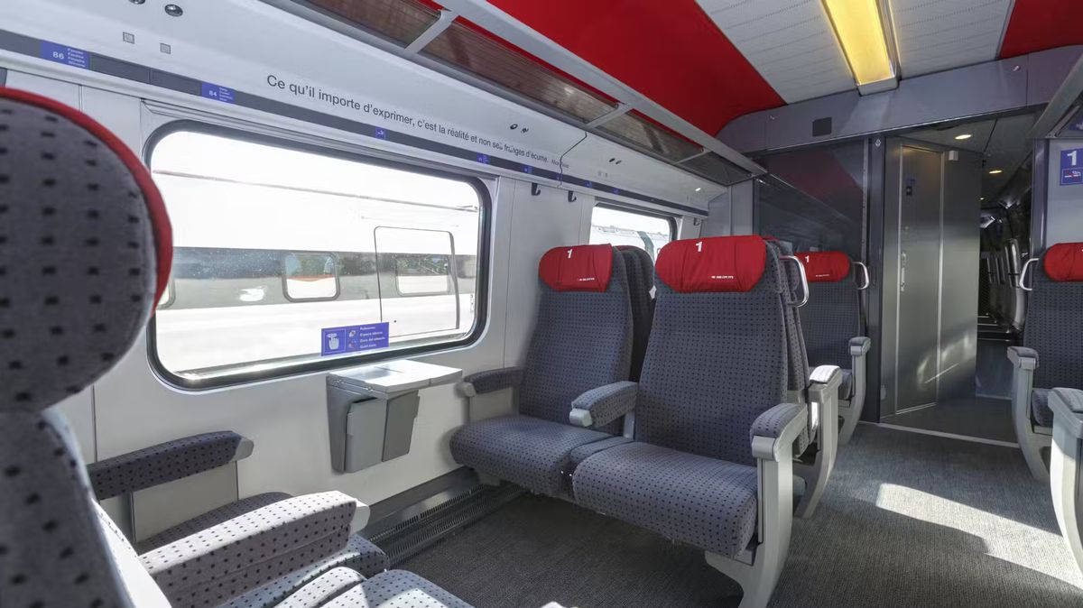 SBB train inside