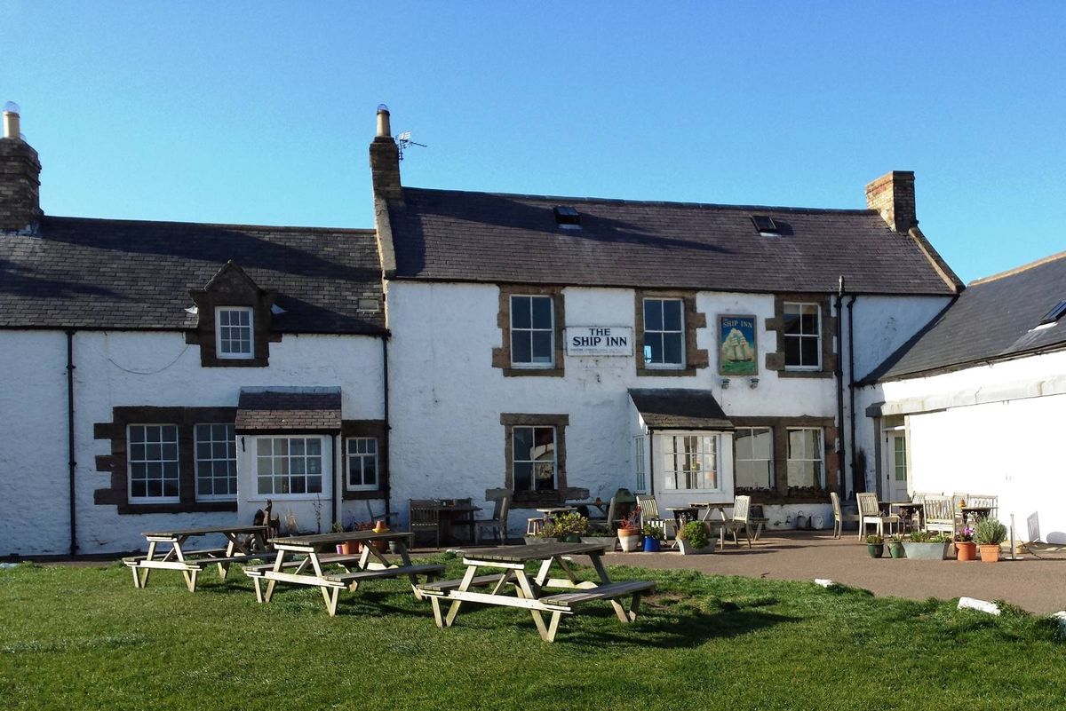 The picturesque Ship Inn at Low Newton