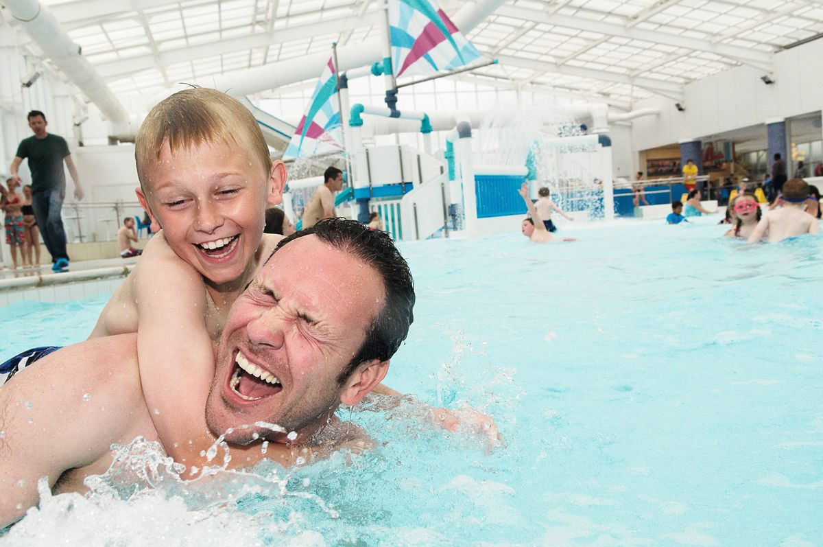 The pool at Haven Devon Cliffs