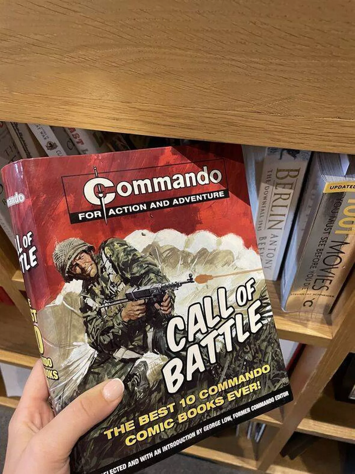 An old-timey war comic book