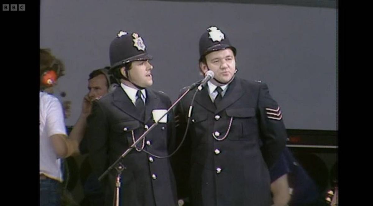 The hosts paid tribute to comedy legend Mel Smith