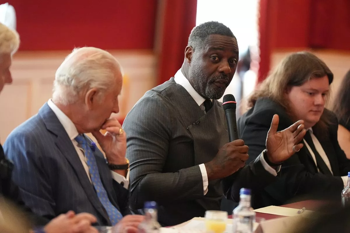 Idris Elba and King Charles