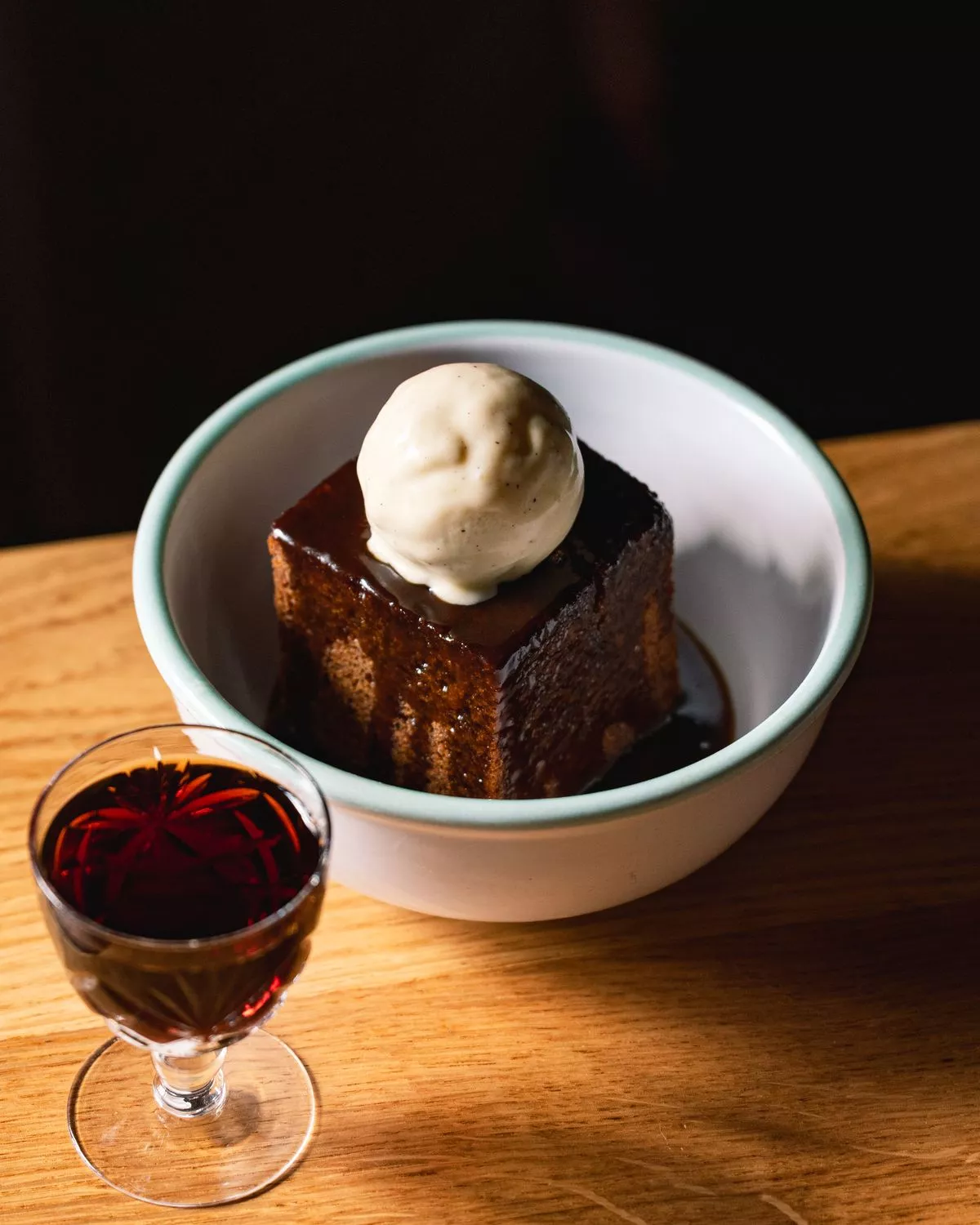 The Merry Harriers dessert