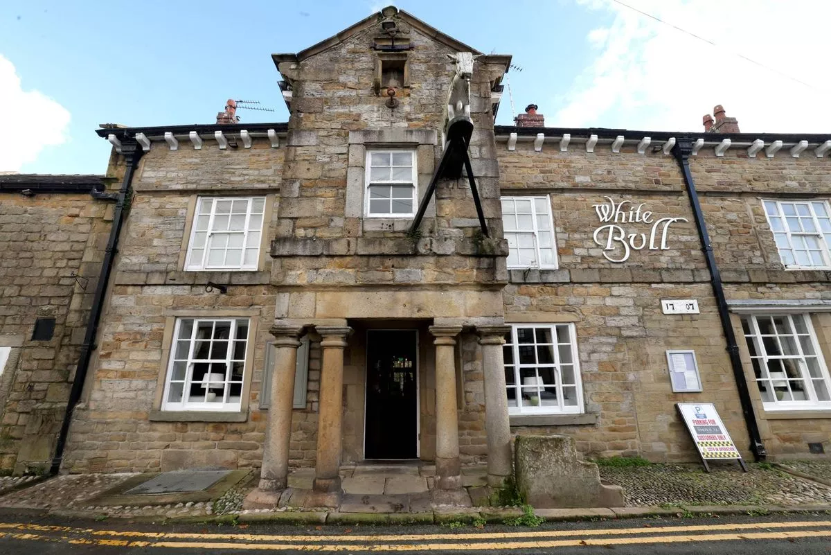 Britain's most photographed pub — The White Bull in Ribchester