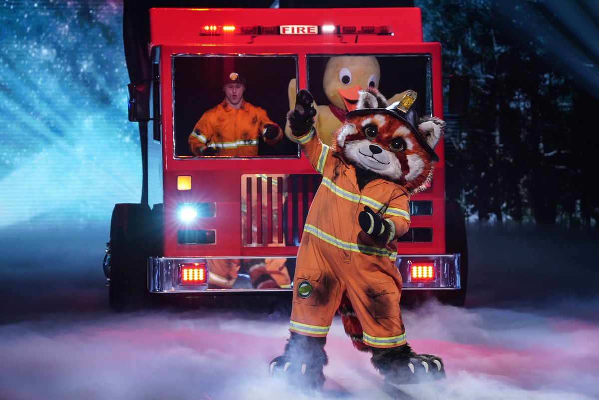 Red Panda had been axed from the first episode of The Masked Singer UK a couple of weeks ago 