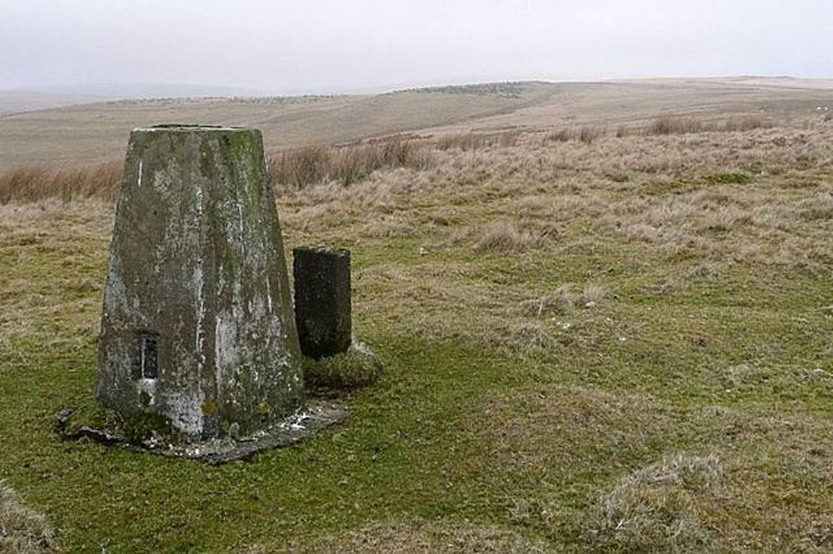 Mynydd Epynt observation post The trig point is at 409 metres, and is one of five around the edges of the Mynydd Epynt plateau at strategic locations. It is also one of the observation posts, used by military commanders to check progress with manoeuvres, the modern equivalent of the general on horseback. The area is not often open to the public but it is a non-firing day and the red flags are down.