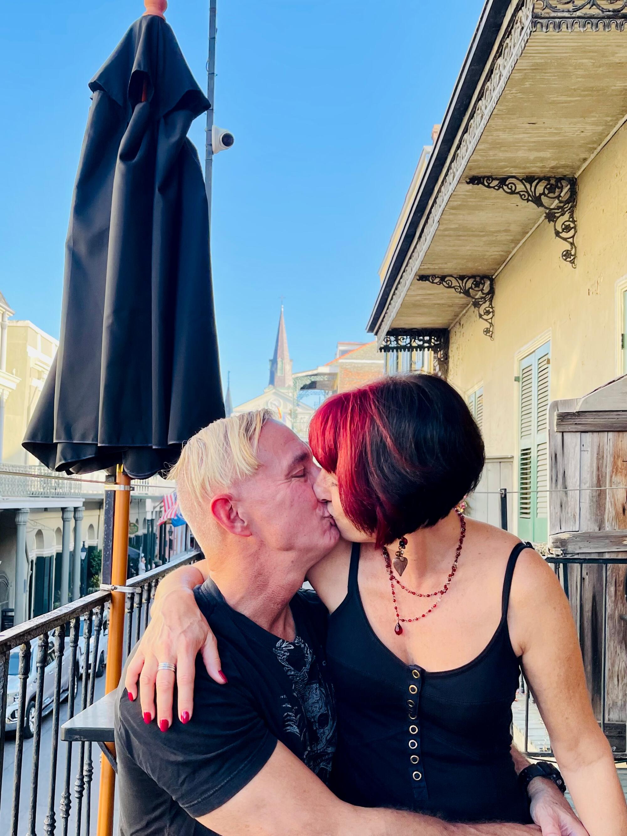 Author Natalie Davis with husband, Eric.