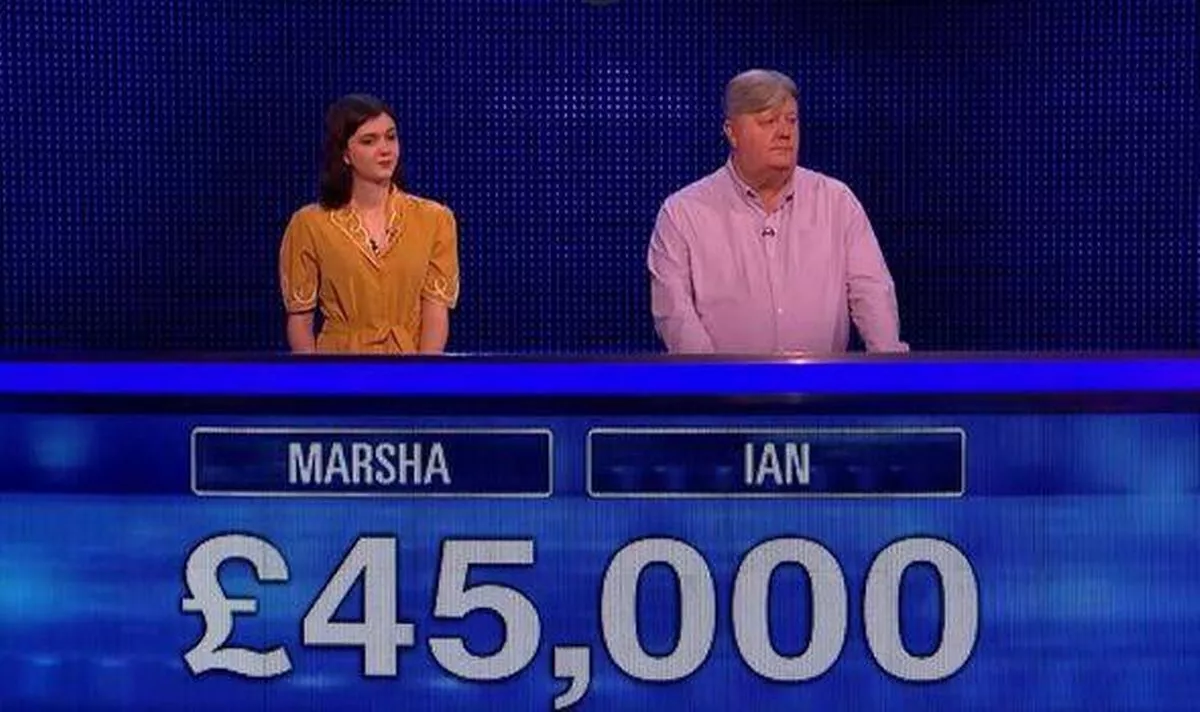 Two players on The Chase