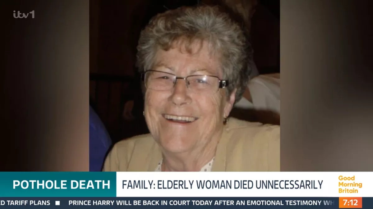 87-year-old Beryl Barrett died after falling into a pothole
