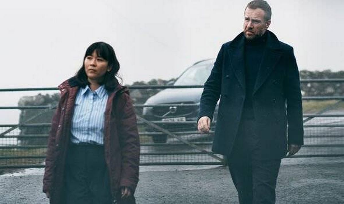 Naomi Yang and Rafe Spall